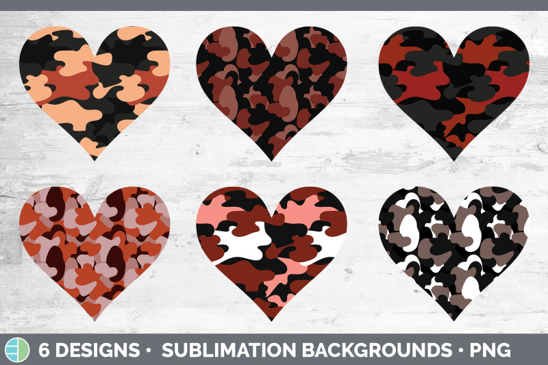 red-camo-hearts-clipart