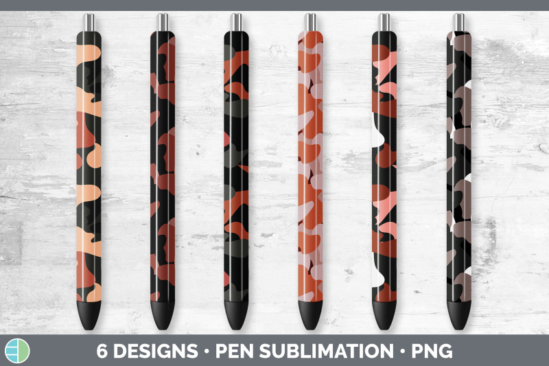 red-camo-pen-wraps-epoxy-sublimation-bundle