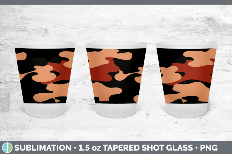 red-camo-shot-glass-sublimation-shot-glass-1-5oz-tapered