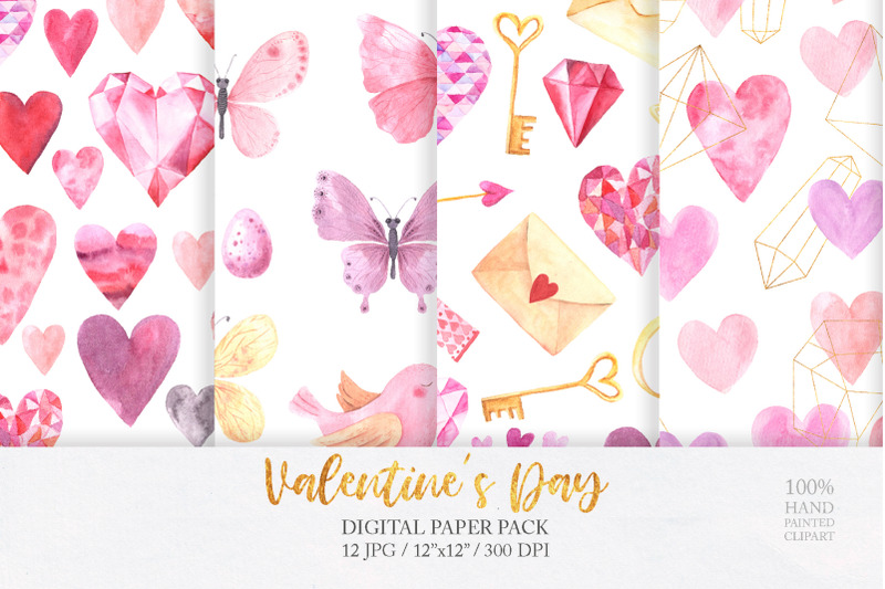 valentine-day-pink-digital-papers-pack