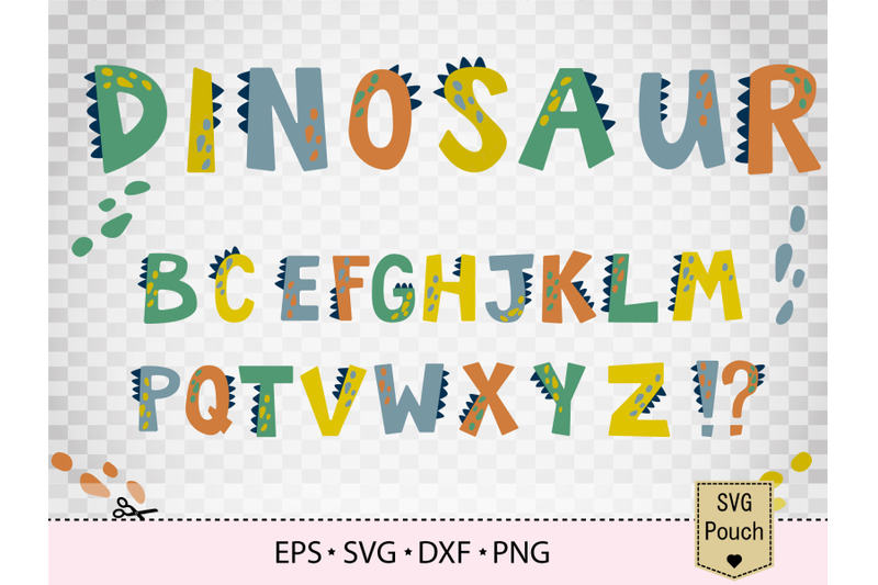 dinosaur-full-font-svg