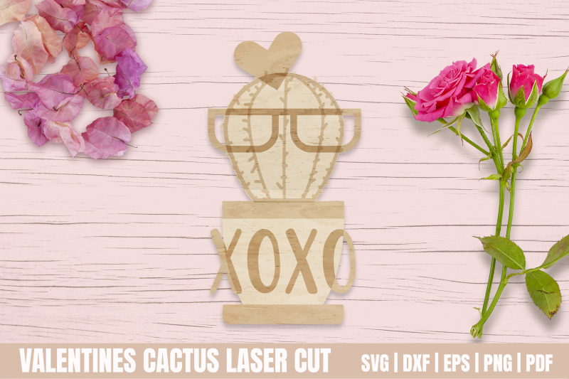 valentine-039-s-day-laser-cut-cactus-xoxo