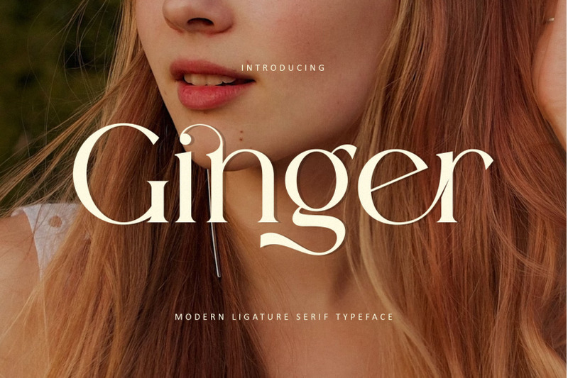 ginger-modern-ligature-serif-typeface