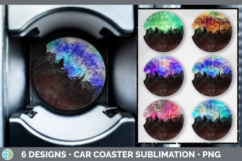 night-sky-car-coaster-sublimation-designs-bundle