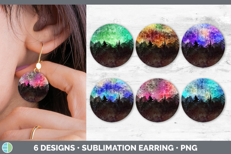 night-sky-round-earring-sublimation-designs-bundle