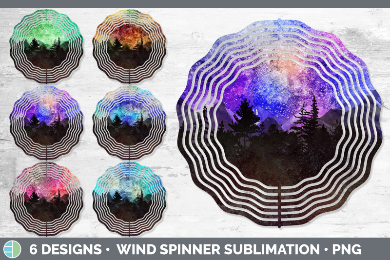 night-sky-wind-spinner-sublimation-designs-bundle