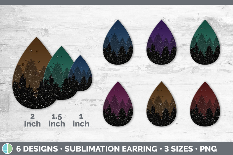 night-sky-teardrop-earring-sublimation-designs-bundle