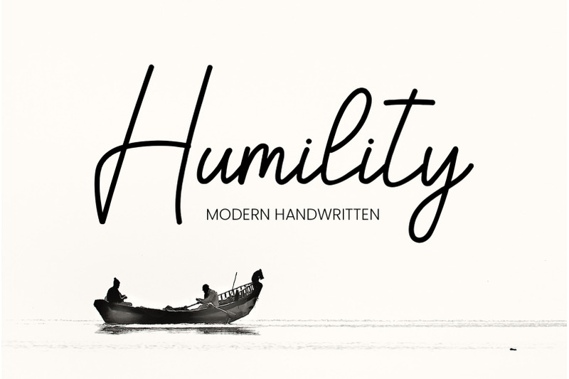 humility-script-font
