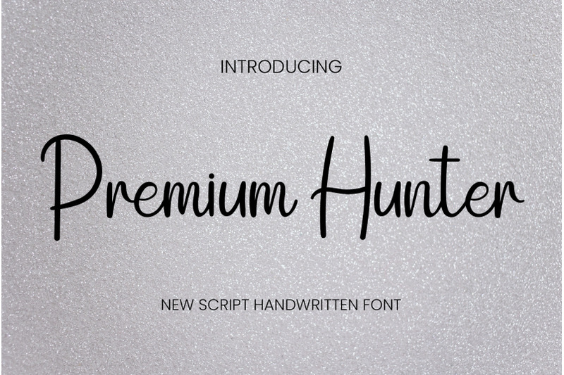 premium-hunter-font