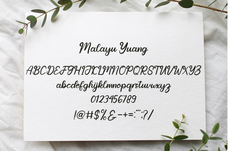malayu-yuang-font