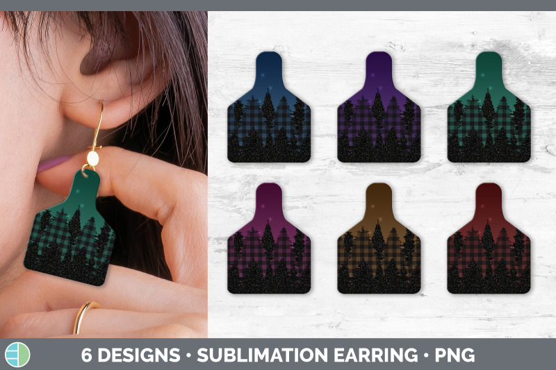 night-sky-cow-tag-earring-sublimation-cattle-ear-tag