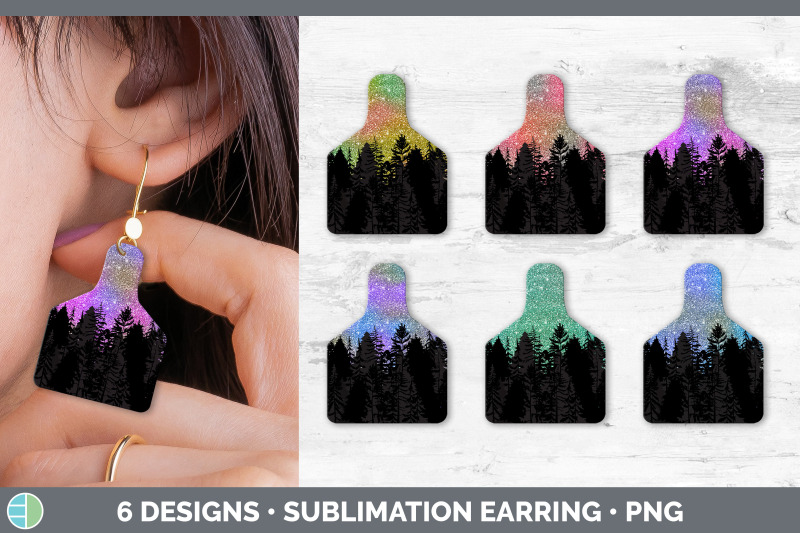 night-sky-cow-tag-earring-sublimation-cattle-ear-tag