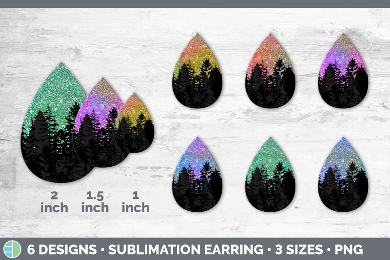 night-sky-teardrop-earring-sublimation-designs-bundle