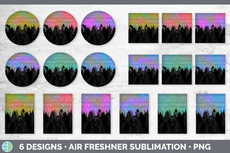 night-sky-air-freshener-sublimation-designs-bundle