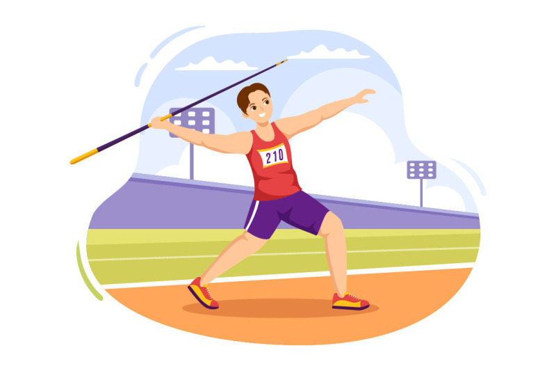 11-javelin-throw-sports-illustration