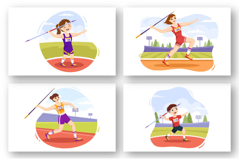 11-javelin-throw-sports-illustration