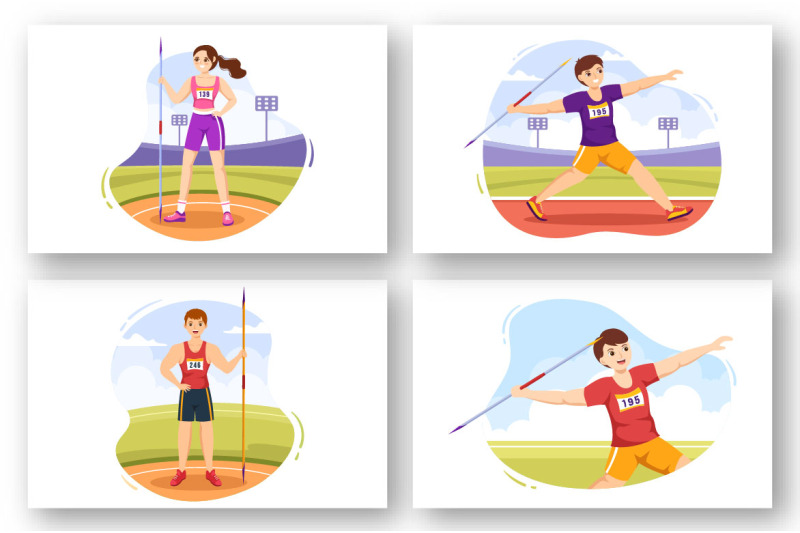 11-javelin-throw-sports-illustration