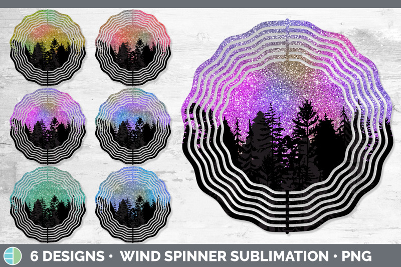 night-sky-wind-spinner-sublimation-designs-bundle