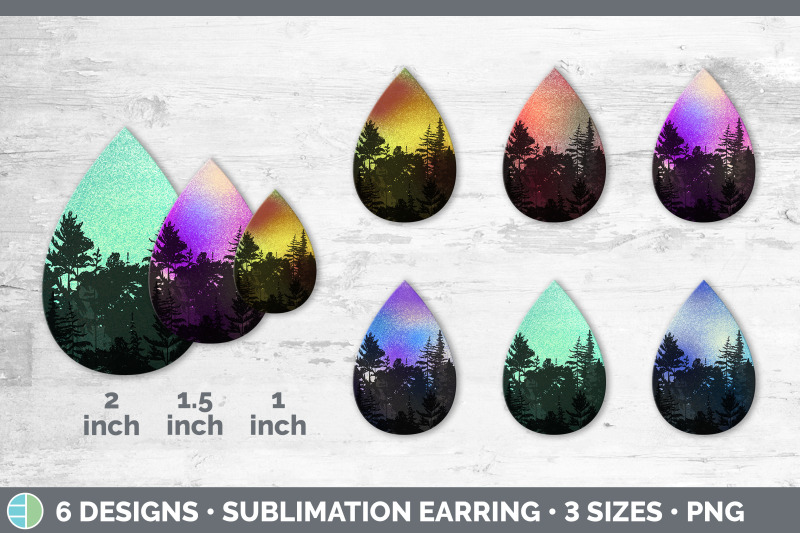 night-sky-teardrop-earring-sublimation-designs-bundle