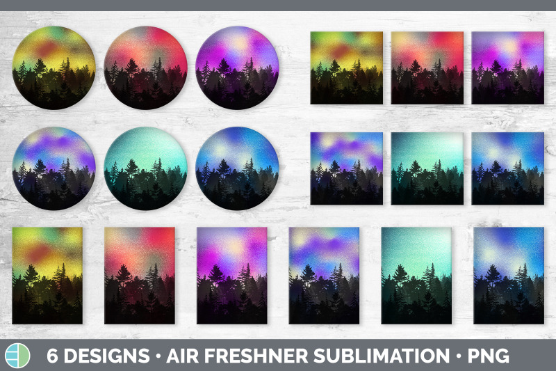 night-sky-air-freshener-sublimation-designs-bundle