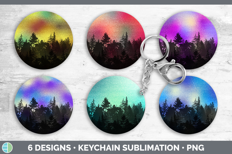 night-sky-keychain-bundle-keyring-sublimation-designs