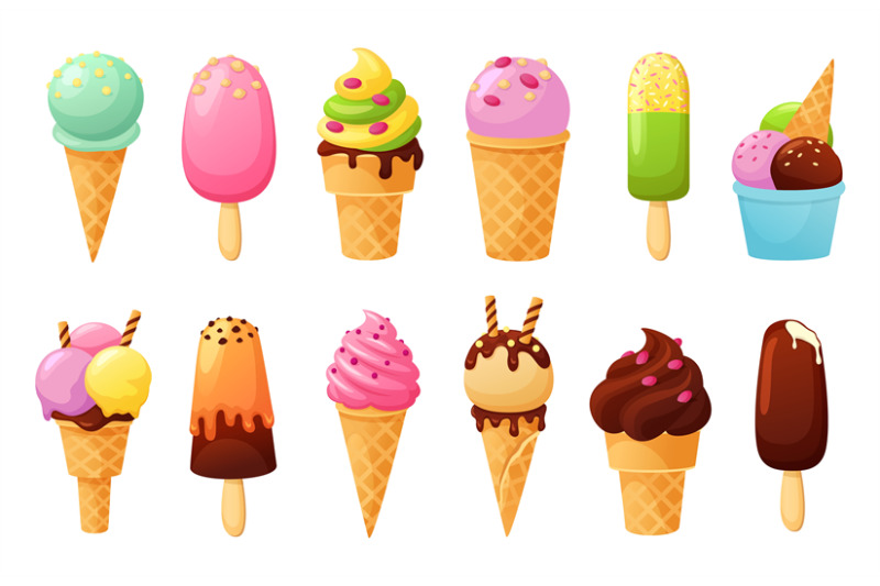 cartoon-ice-cream-tasty-fruit-ice-sweet-summer-sundaes-in-cone-and-c