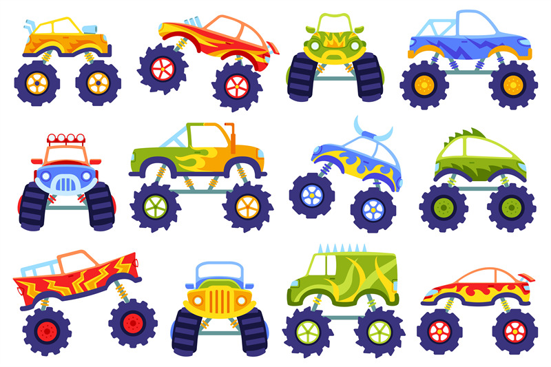 cartoon-monster-trucks-kids-cars-with-big-wheels-extreme-race-truck