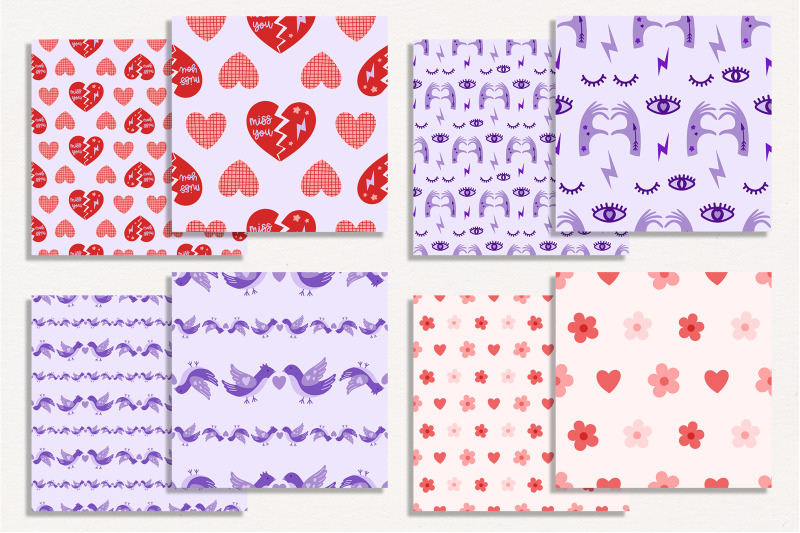 valentines-day-digital-papers-valentines-seamless-patterns