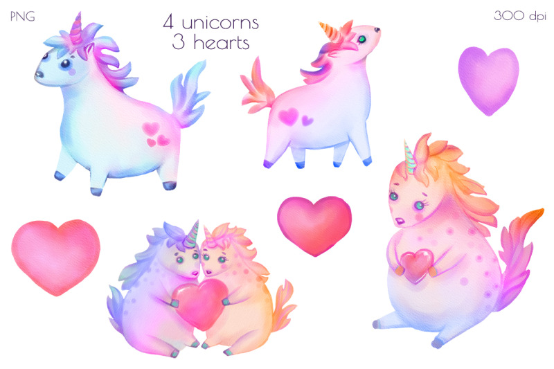 watercolor-unicorns