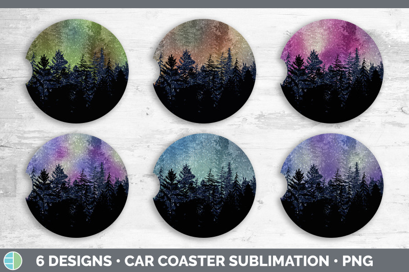 night-sky-car-coaster-sublimation-designs-bundle