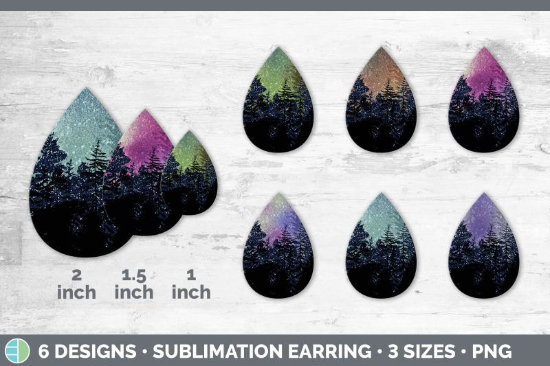 night-sky-teardrop-earring-sublimation-designs-bundle