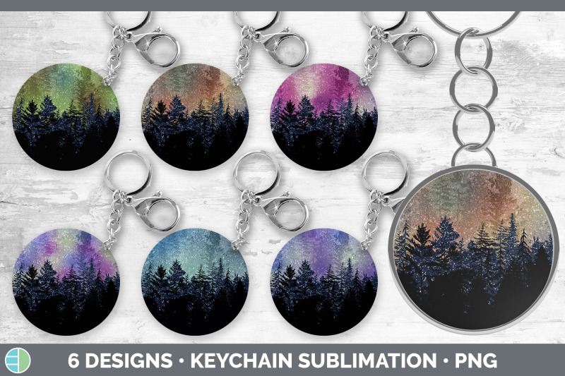 night-sky-keychain-bundle-keyring-sublimation-designs