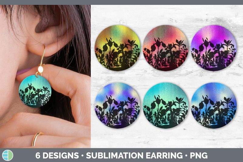 floral-round-earring-sublimation-designs-bundle