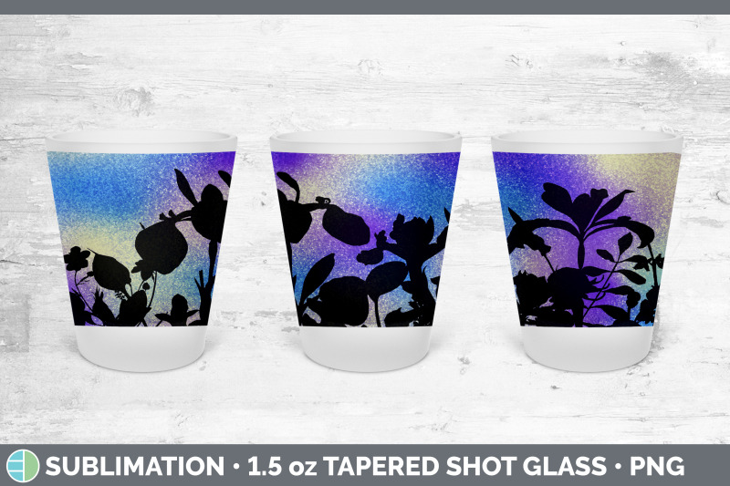 floral-shot-glass-sublimation-shot-glass-1-5oz-tapered