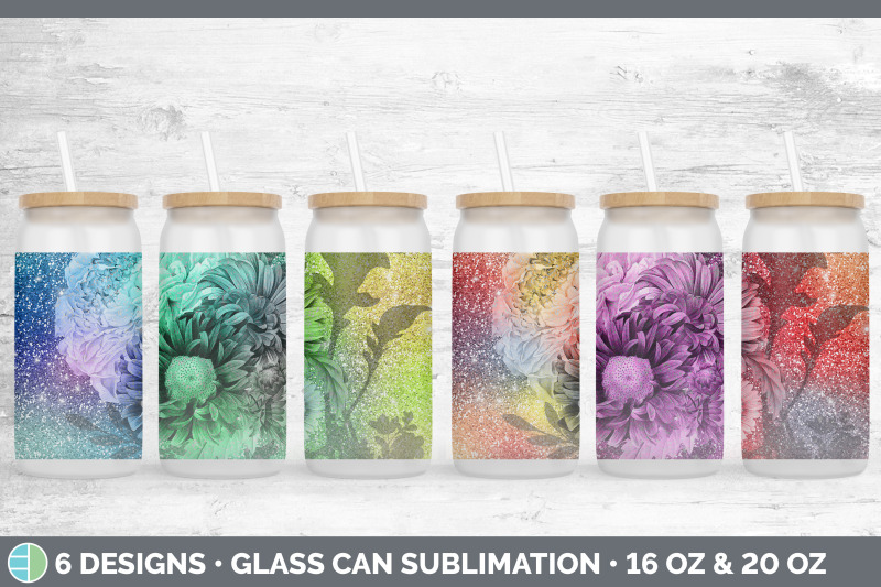 floral-glass-can-sublimation-beer-mason-jar