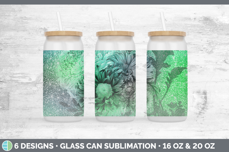 floral-glass-can-sublimation-beer-mason-jar