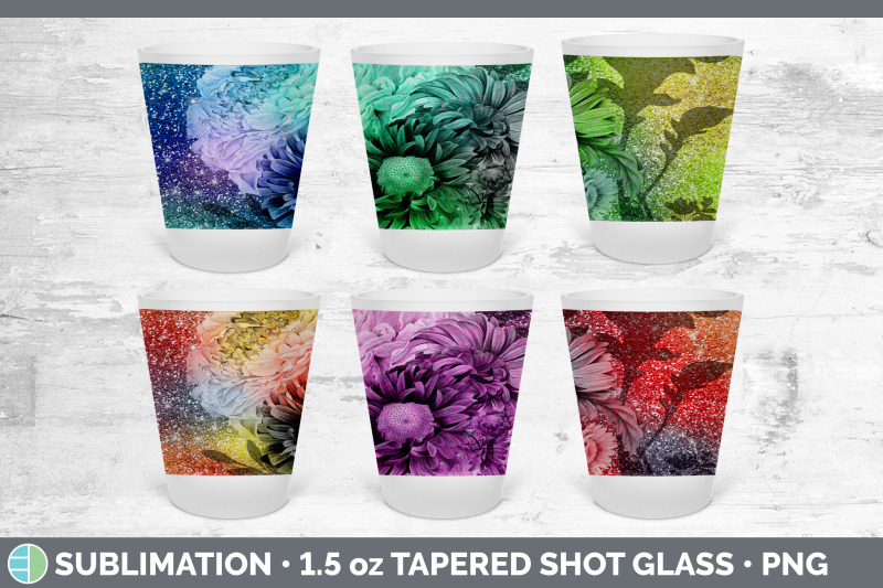 floral-shot-glass-sublimation-shot-glass-1-5oz-tapered