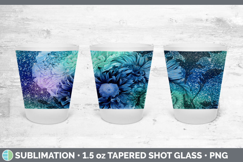 floral-shot-glass-sublimation-shot-glass-1-5oz-tapered