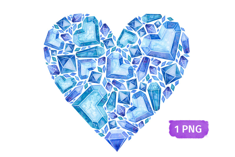 blue-crystal-heart-valentines-day-clipart
