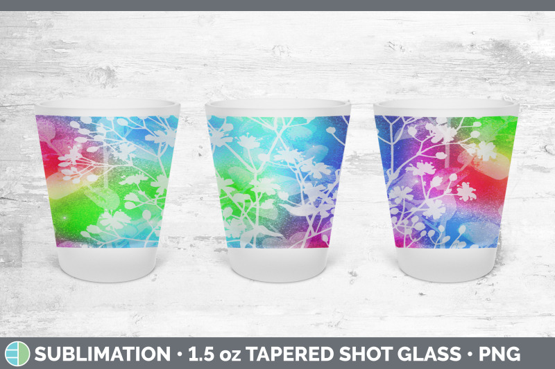 floral-shot-glass-sublimation-shot-glass-1-5oz-tapered