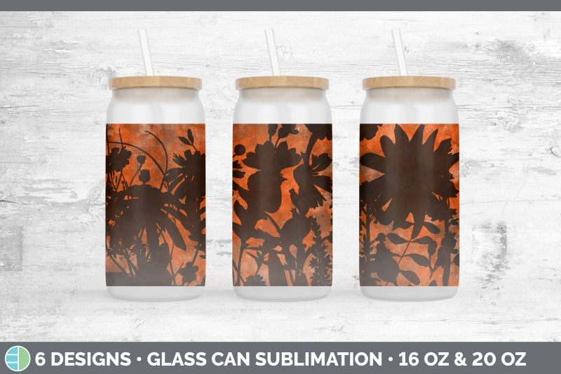 floral-glass-can-sublimation-beer-mason-jar