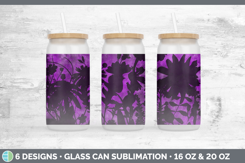 floral-glass-can-sublimation-beer-mason-jar