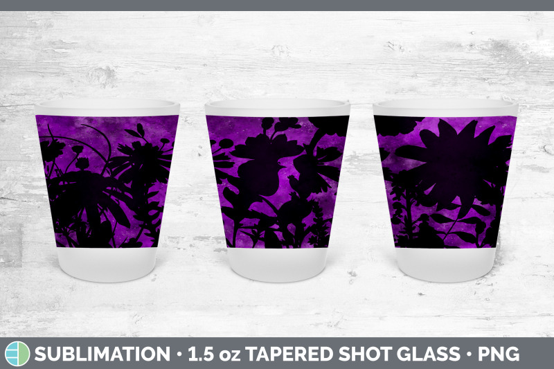 floral-shot-glass-sublimation-shot-glass-1-5oz-tapered