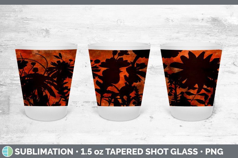 floral-shot-glass-sublimation-shot-glass-1-5oz-tapered