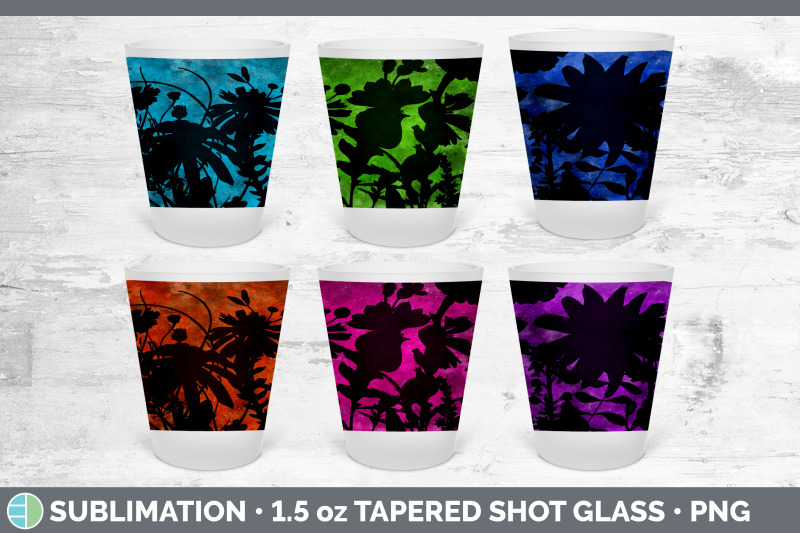 floral-shot-glass-sublimation-shot-glass-1-5oz-tapered