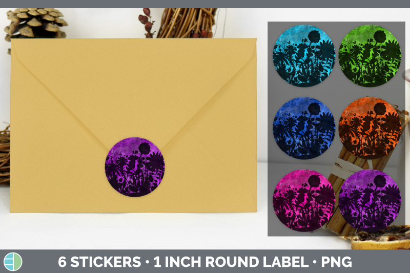 floral-stickers-sticker-1in-round-labels-png-designs