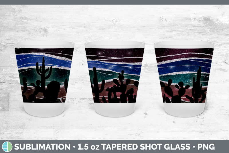 cactus-shot-glass-sublimation-shot-glass-1-5oz-tapered