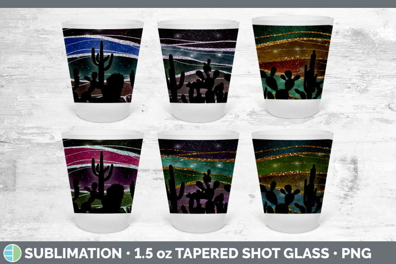 cactus-shot-glass-sublimation-shot-glass-1-5oz-tapered