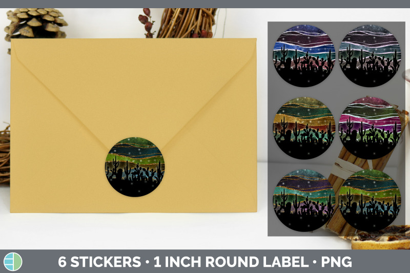 cactus-stickers-sticker-1in-round-labels-png-designs