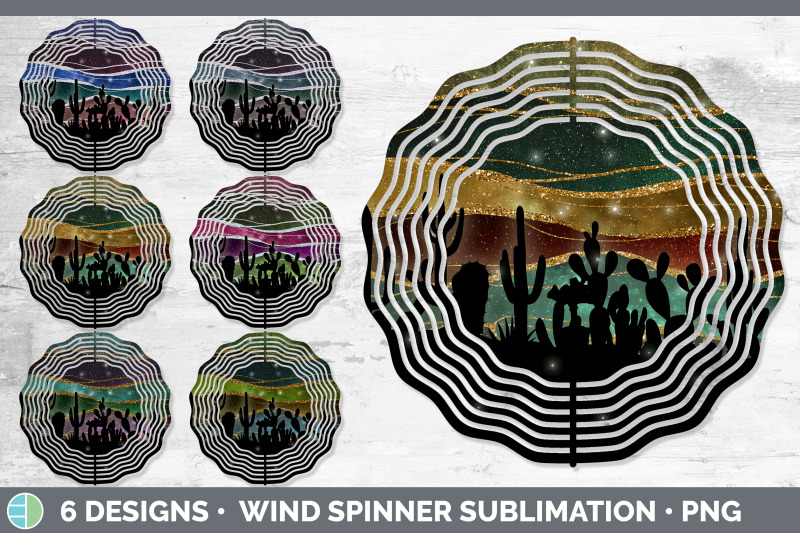 cactus-wind-spinner-sublimation-designs-bundle